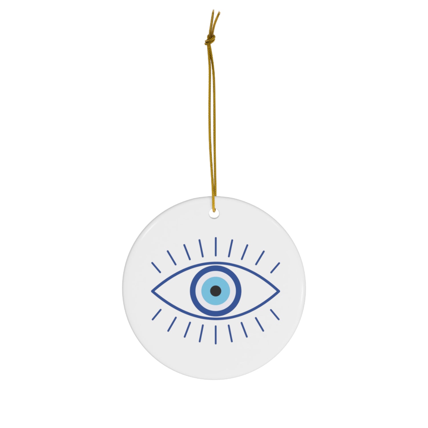 EVIL EYE Ceramic Ornament, 4 Shapes