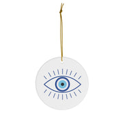 EVIL EYE Ceramic Ornament, 4 Shapes