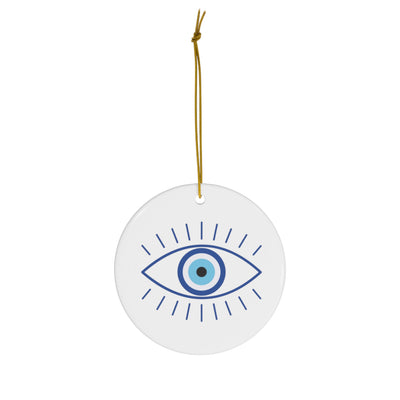 EVIL EYE Ceramic Ornament, 4 Shapes