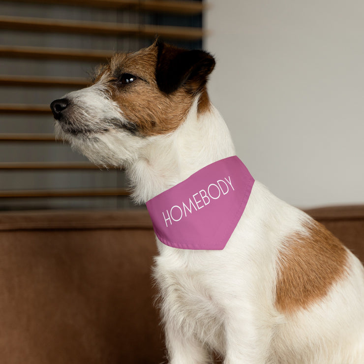 HOMEBODY - Pink Pet Bandana Collar