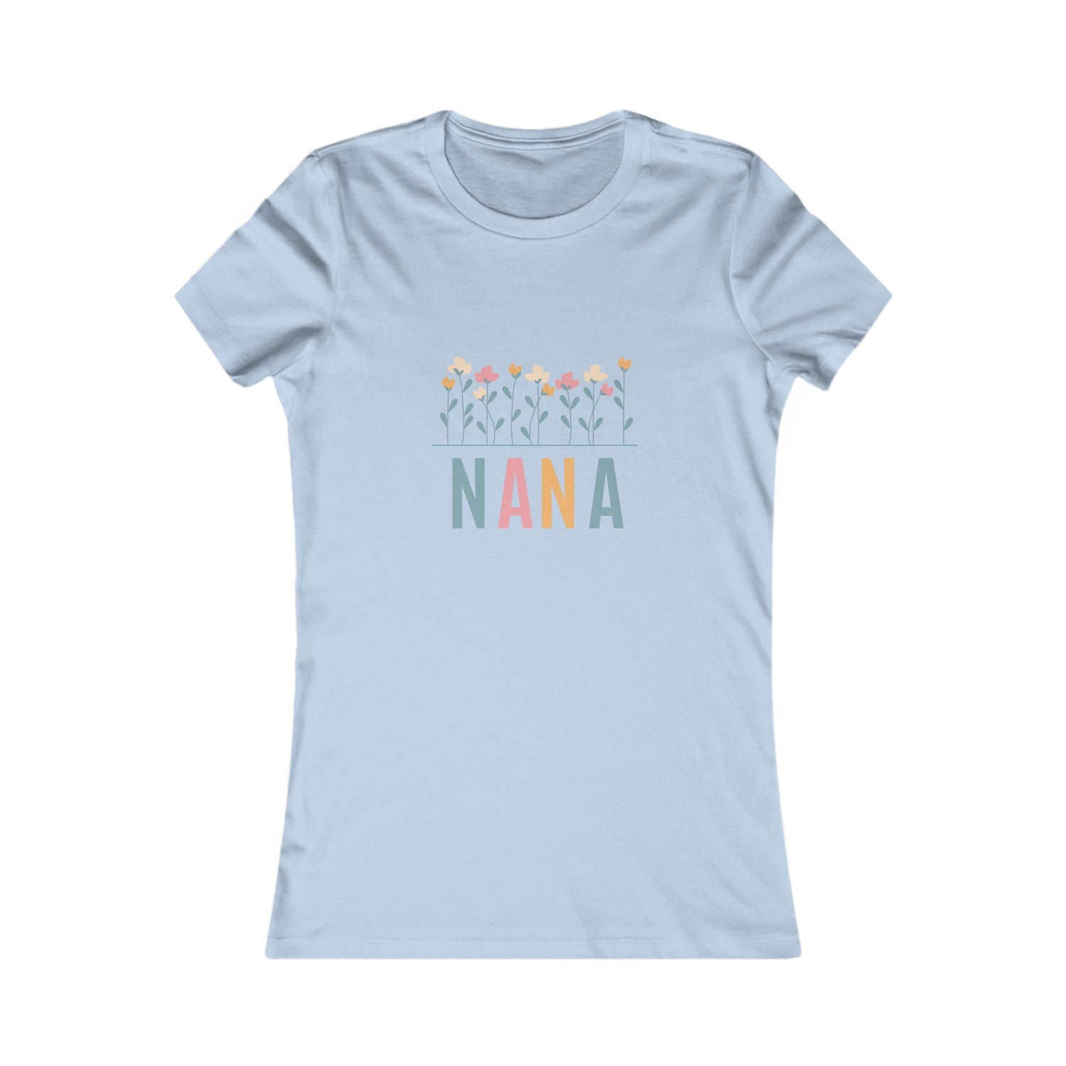 NANA Flower Power Matching Mini, Auntie, Grandma, Mimi Women's Favorite Tee