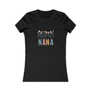 NANA Flower Power Matching Mini, Auntie, Grandma, Mimi Women's Favorite Tee