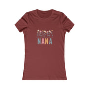 NANA Flower Power Matching Mini, Auntie, Grandma, Mimi Women's Favorite Tee