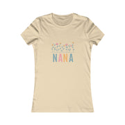 NANA Flower Power Matching Mini, Auntie, Grandma, Mimi Women's Favorite Tee