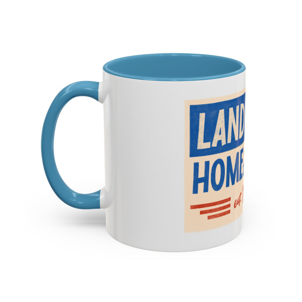 Red, White, And Blue - 4th of July - Land of the Free Home of the Brave - Coffee Mug (11, 15oz)