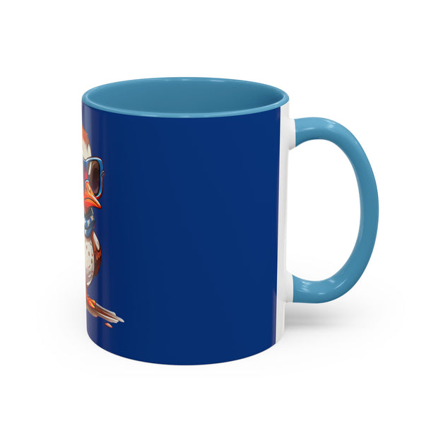 Red, White, And Blue - 4th of July - Flyin Eagle - Coffee Mug (11, 15oz)