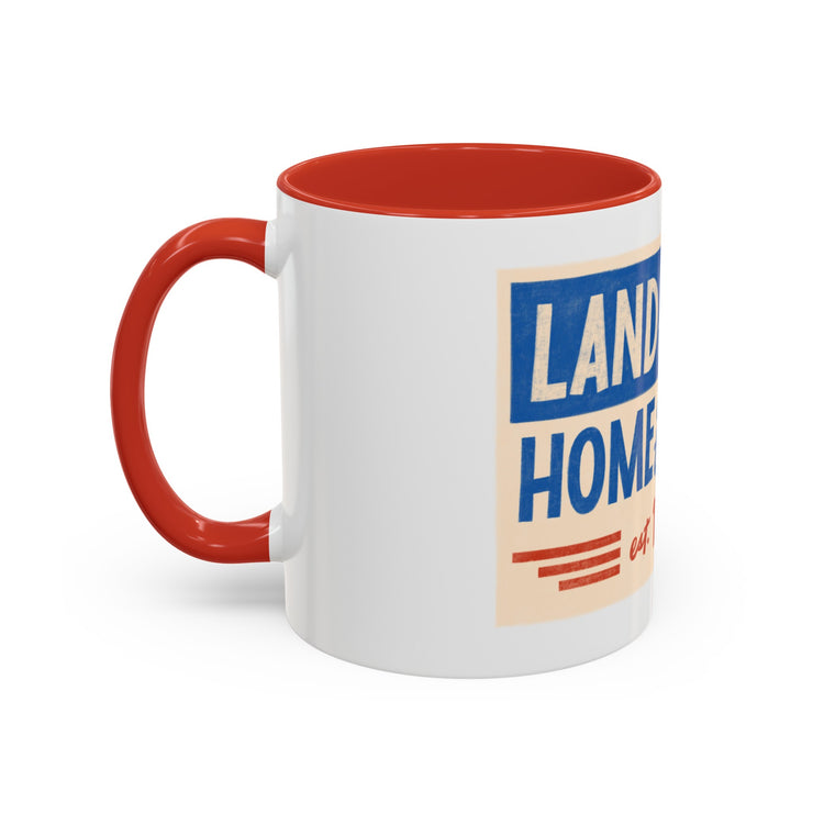 Red, White, And Blue - 4th of July - Land of the Free Home of the Brave - Coffee Mug (11, 15oz)