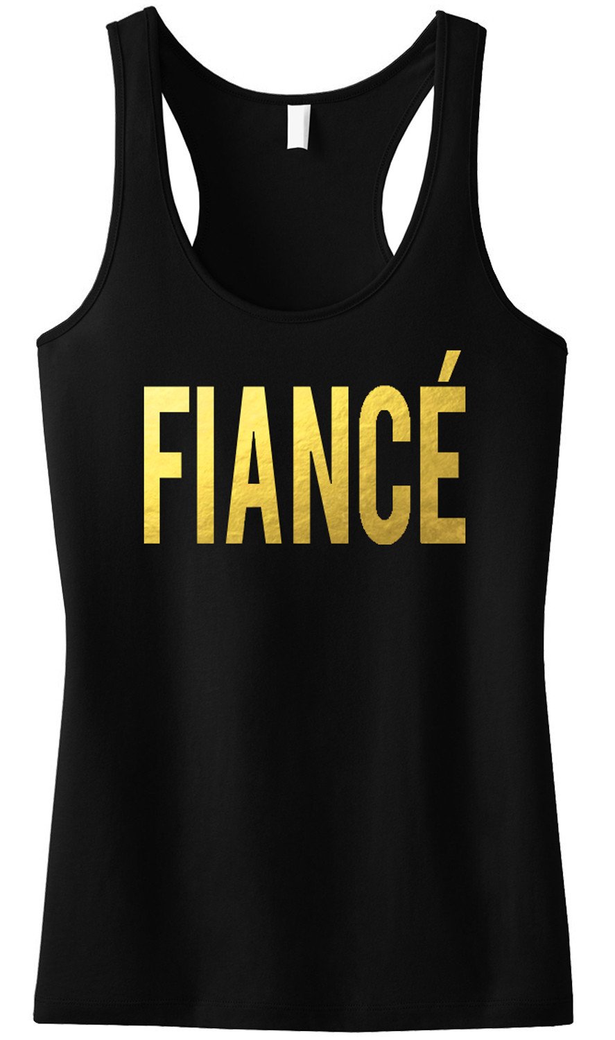 FIANCE Tank Top - Gold Foil Print