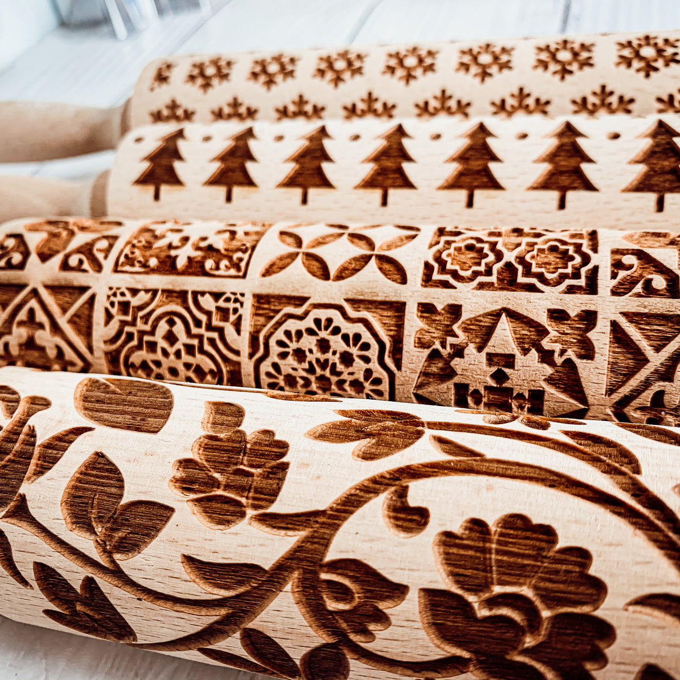 Christmas Rolling Pin Set