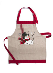 ML17128 Frosty Christmas Apron