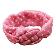 New Fashion baby girl headband Dot Cross Children