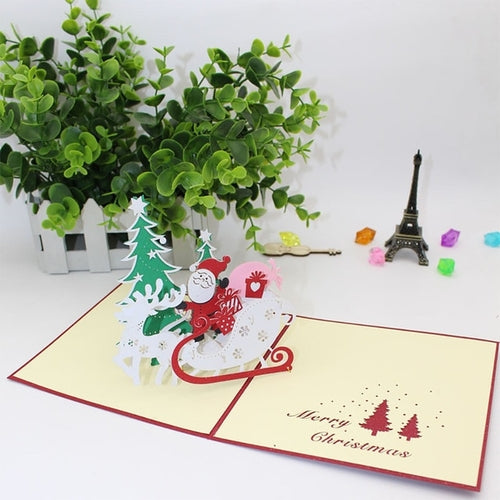 Postcards 3D Christmas Cards Birthday Thanks