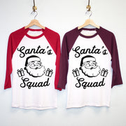 SANTA'S SQUAD CUSTOM Christmas Shirts - Pick Name & Number