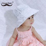 Summer Breathable Baby Sun Hat Cute Flower Baby Girl Beach Hat Outdoor