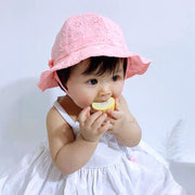 Summer Breathable Baby Sun Hat Cute Flower Baby Girl Beach Hat Outdoor