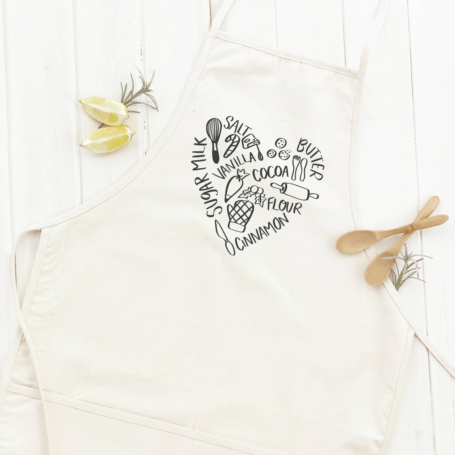 Holiday Baking Heart - Women's Apron