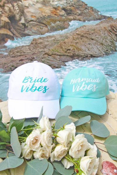 Mermaid Vibes | Bride Vibes - Bachelorette Party Dad Hats