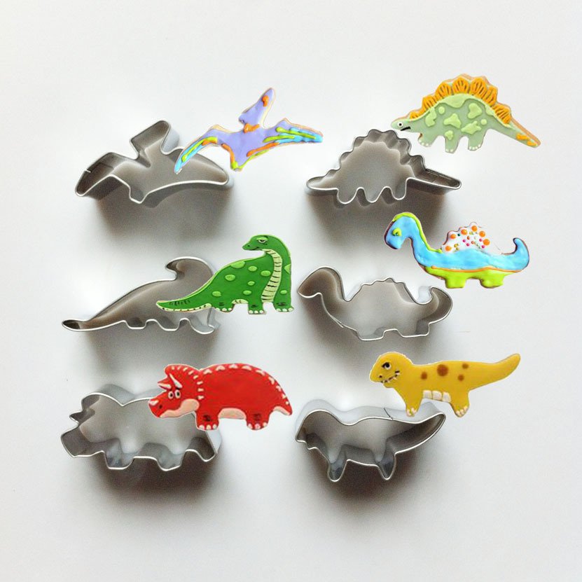 3D Dinosaur Cookie Cutters