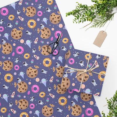 Space Cookie Wrapping Paper