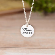 Mrs. Necklace, Gift for Bride to be, Bridal Shower Gift, Bride Jewelry