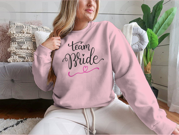 Team Bride Hand Drawn Bachelorette Party, Hen Party Or Bridal Shower