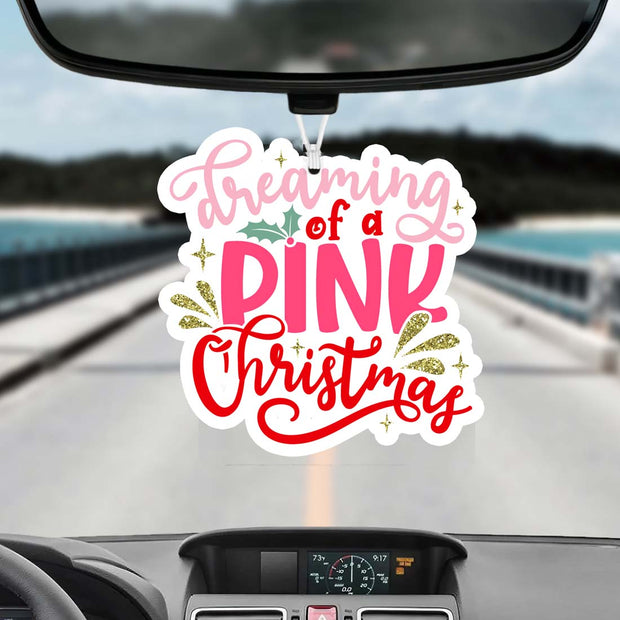 Pink Christmas Freshie