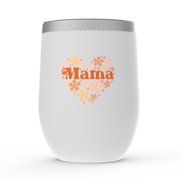 FLOWER MAMA Stemless Wine Tumblers