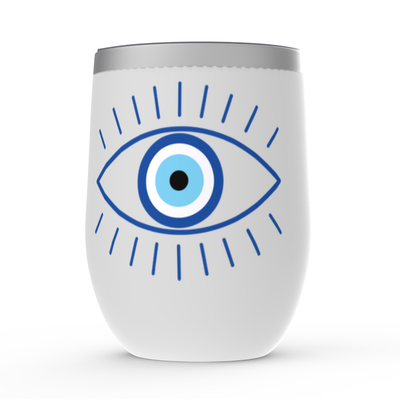 Evil Eye Stemless Wine Tumblers